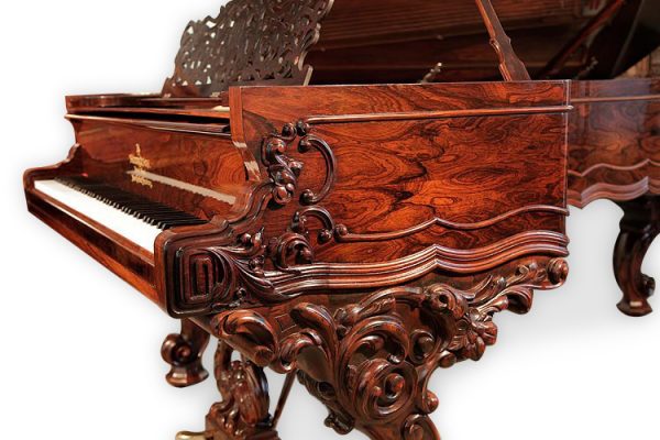 Gỗ hồng mộc đàn piano steinway