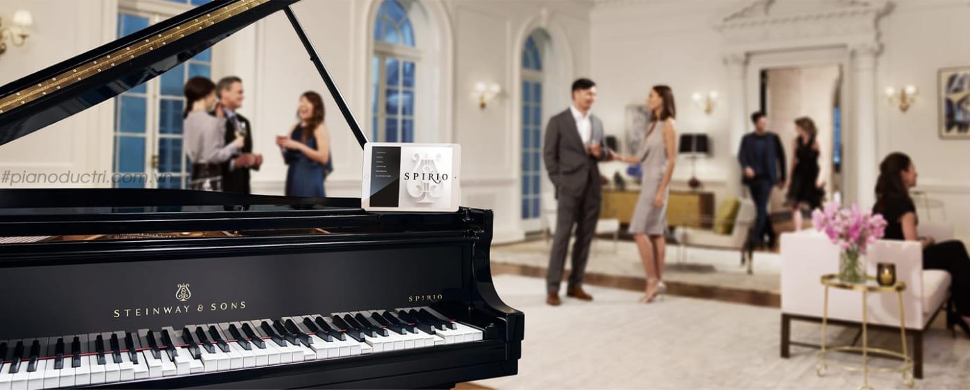 Steinway & Sons Model B được trang bị hệ thống Spirio